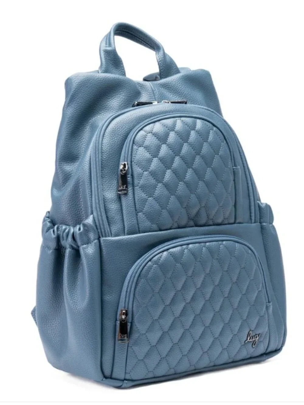 Lug Hatchback Classic VL Backpack Slate Blue with Dragonfly Icepop Interior